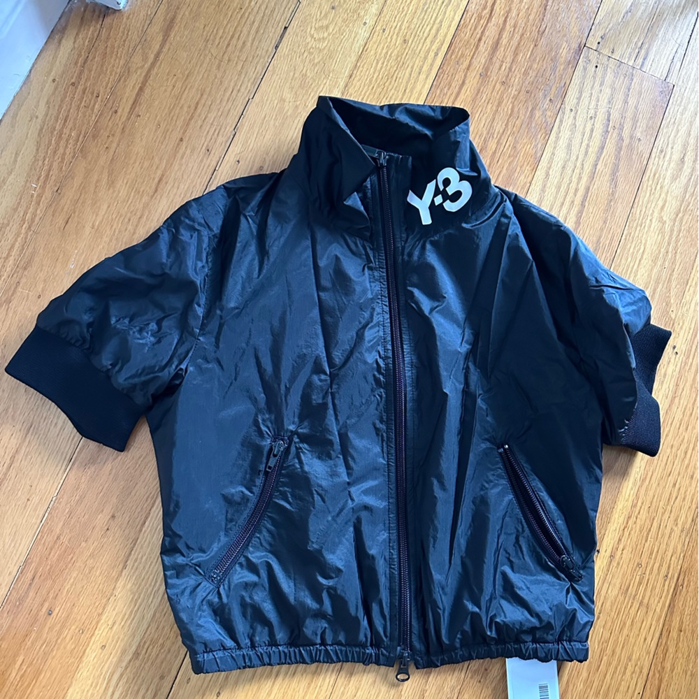 Adidas Yohji Yamamoto Y-3 crop cheerleader jacket mesh nylon sz M